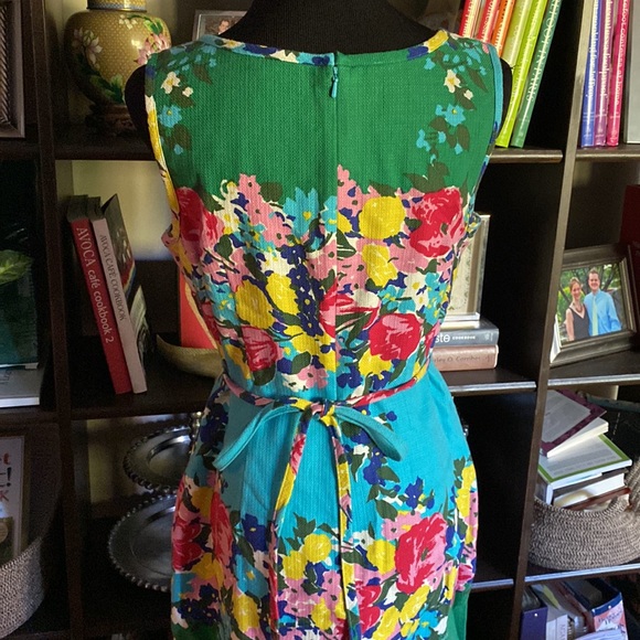 Talbots Sleeveless Floral Dress - Picture 5 of 9